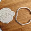 Santa Face Cookie Cutter + Stamp - Image 2
