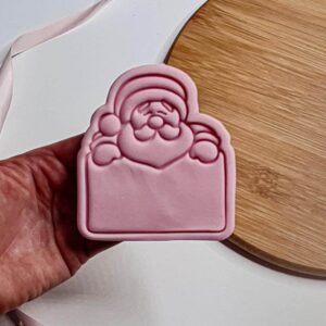 Santa Cookie Cutter + Stamp