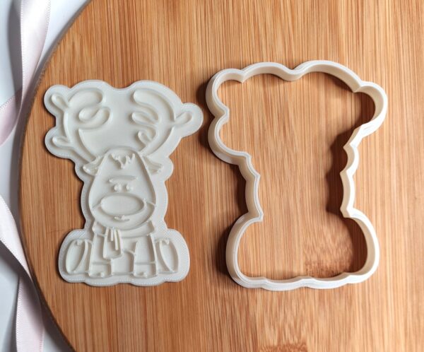 Reindeer, Rudolph Cookie Cutter + Stamp - Image 2