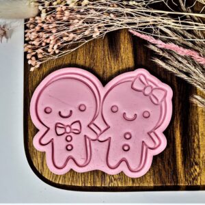 Gingerbread Couple Cookie Cutter + Stamp
