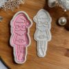 Christmas Santa Cookie Cutter + Stamp