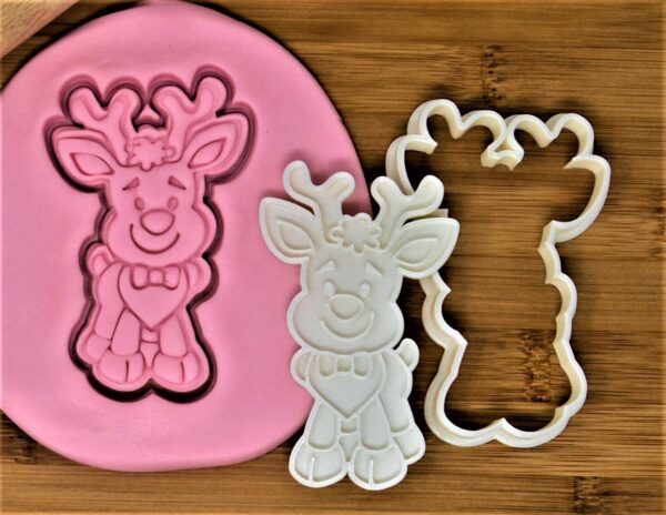 Rudolf Cookie Cutter + Stamp