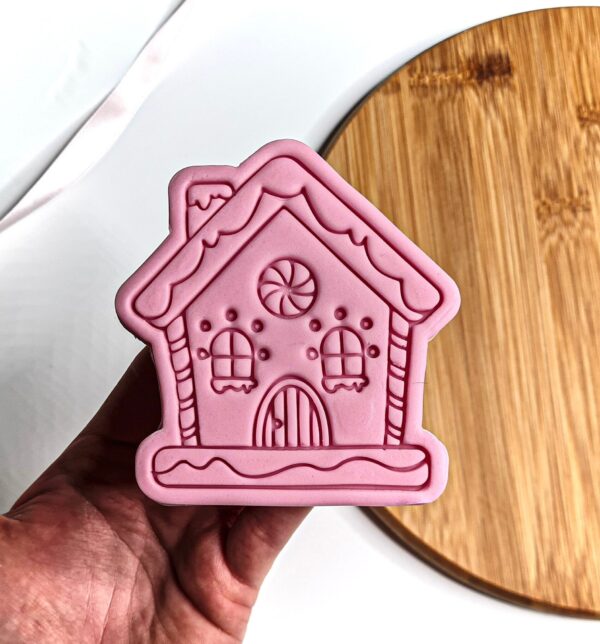 Gingerbread House Cookie Cutter + Stamp