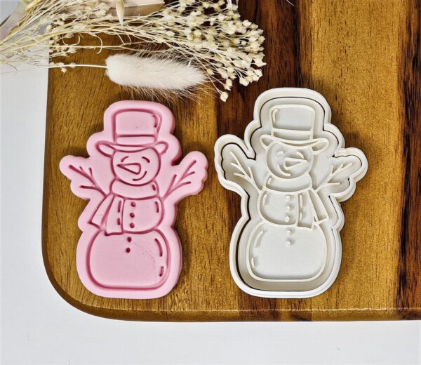 Snowman Cookie Cutter + Stamp