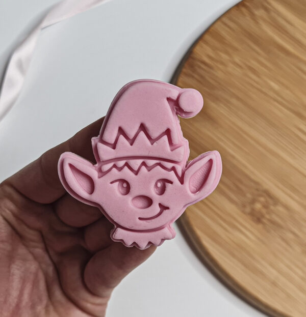 Small Size Elf Head Cookie Cutter + Stamp