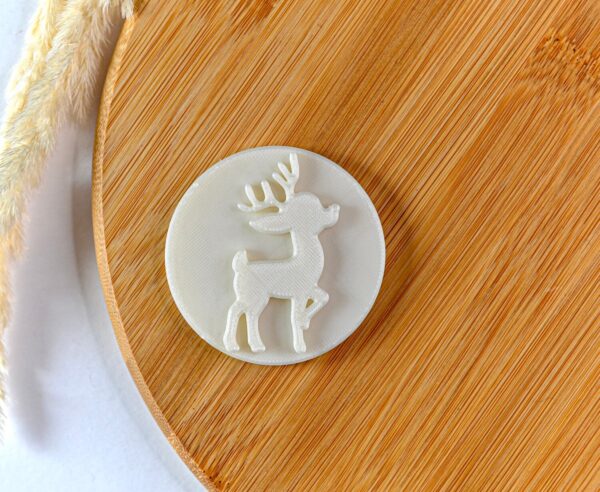 Rudolph / Reindeer Cookie Cutter + Stamps - Image 2
