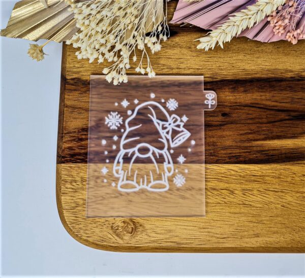Christmas Gnome Cookie Embosser - Image 2