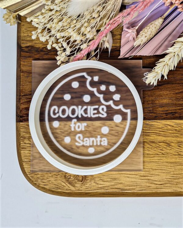 Cookies For Santa Cookie Cutter + Embosser - Image 2