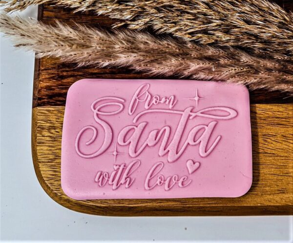 From Santa With Love Cookie Cutter + Embosser