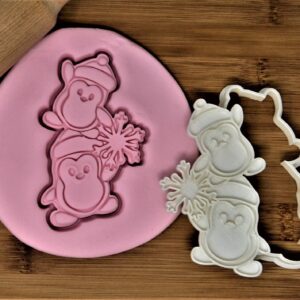 Christmas Penguins Cookie Cutter + Stamp