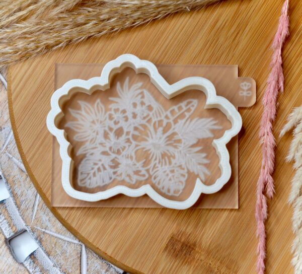 Floral Cookie Cutter + Embosser - Image 2