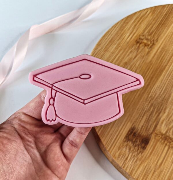Graduation Hat Cookie Cutter + Stamp