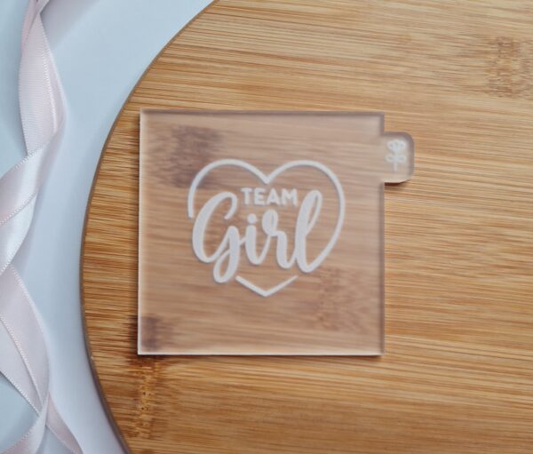 Team Girl Fondant Reverse Embosser - Image 2
