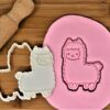 Alpaca Cookie Cutter + Stamp