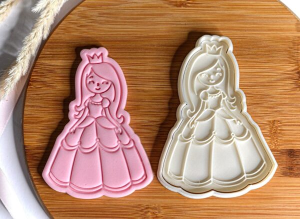 Princess Cookie Cutter + Stamp