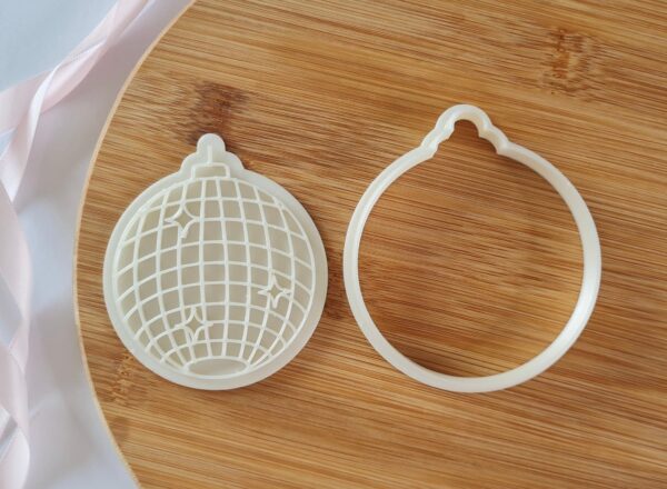 Disco Ball Cookie Cutter + Stamp - Image 2