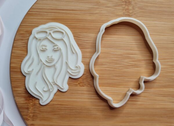 Girl Cookie Cutter + Stamp - Image 2