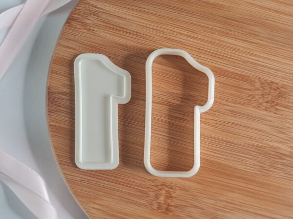 Number One Cookie Cutter + Stamp - Image 2