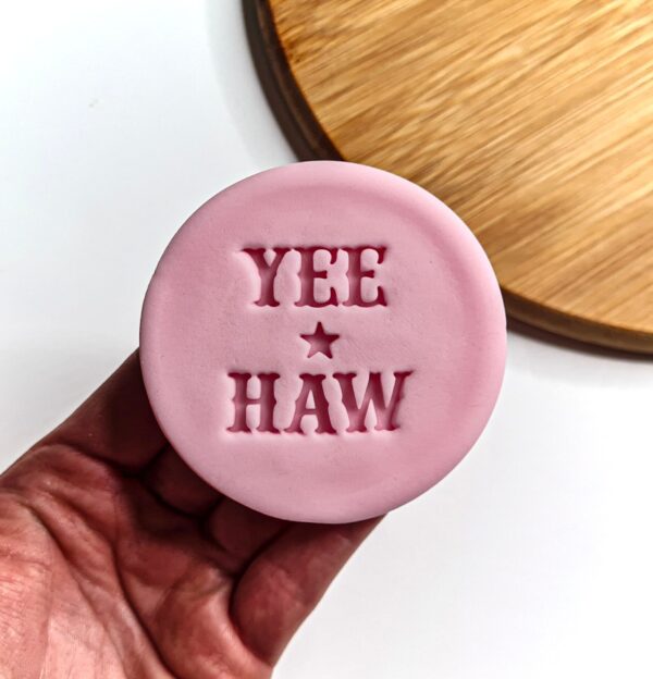 Yea Haw Cookie Stamp