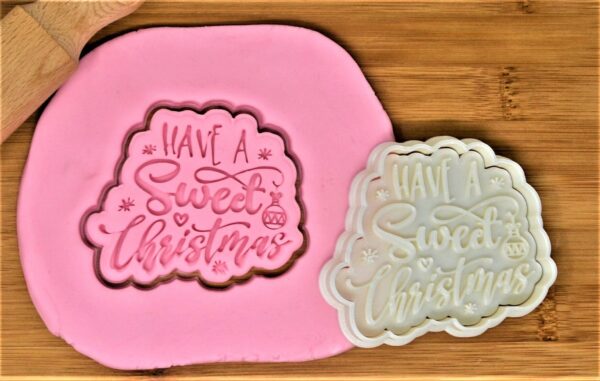 Have A Sweet Christmas Cookie Cutter + Stamp