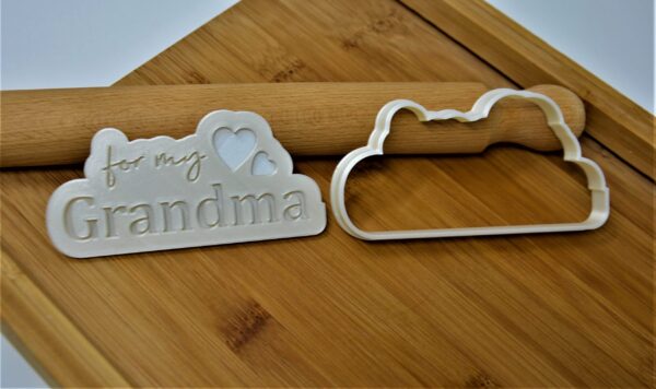 For My Grandma Cookie Cutter + Stamp/Debosser - Image 3