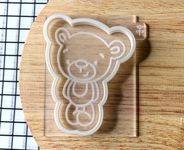 Teddy Bear Cookie Cutter + Embosser - Image 2