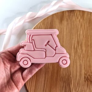 Golf Cart Cookie Cutter + Stamp