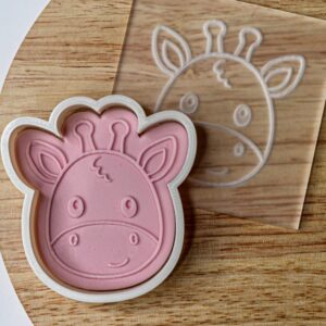 Giraffe Cookie Cutter + Embosser