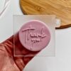Thank You  Fondant Reverse Embosser