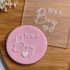 It's A Boy Cookie Embosser