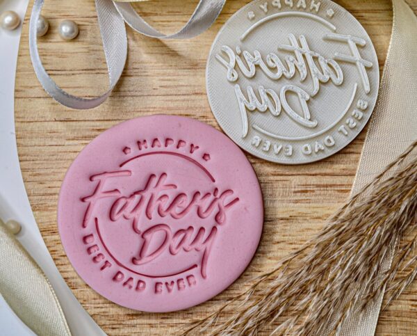 Happy Fathers Day Cookie Stamp