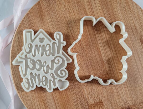 Home Sweet Home Cookie Cutter + Stamp/Debosser - Image 2