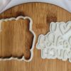 I Love You Beary Much Cookie Cutter + Stamp - Image 2