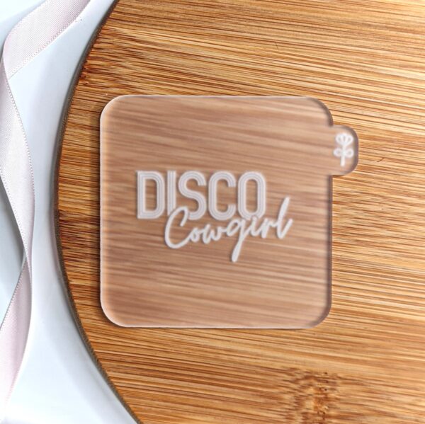 Disco Cowgirl Fondant Reverse Embosser - Image 2