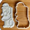 Halloween Witch With Broom Cookie Cutter + Stamp - Image 2