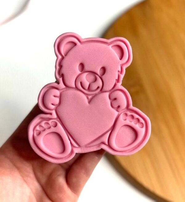 Teddy Bear Cookie Cutter + Stamp