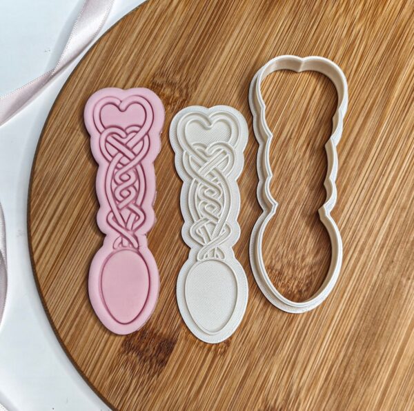 Welsh Love Spoon Cookie Cutter + Stamp