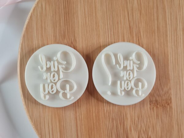 Girl Or Boy Cookie Stamp - Image 2