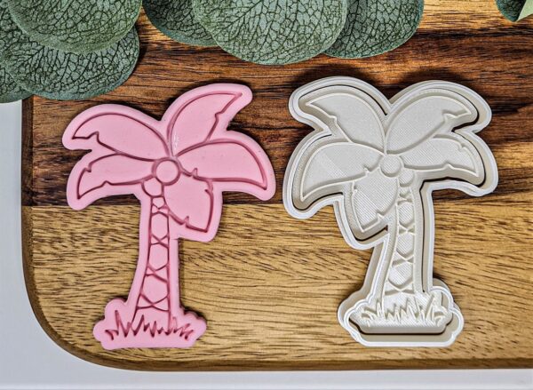 Palm Tree Cookie Cutter + Stamp