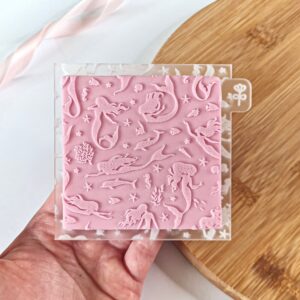 Mermaid Pattern Fondant Reverse Embosser
