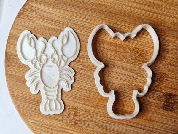 Lobster Cookie Cutter + Stamp - Image 2