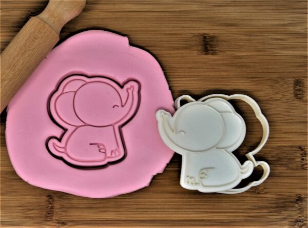 Elephant Cookie Cutter + Stamp