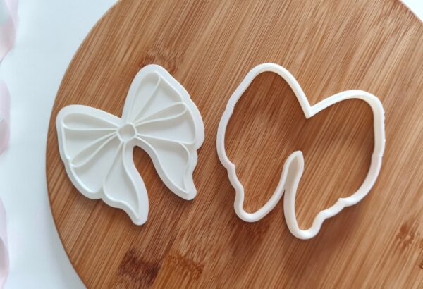 Bow, Ribbon Cookie Cutter + Stamp - Image 2