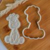 Giraffe Cookie Cutter  + Stamp - Image 2