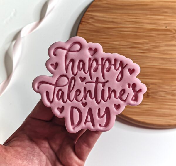 Happy Valentin's Day Cookie Stamp