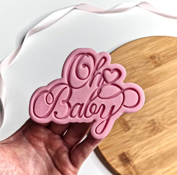 Oh Baby Cookie Cutter + Stamp