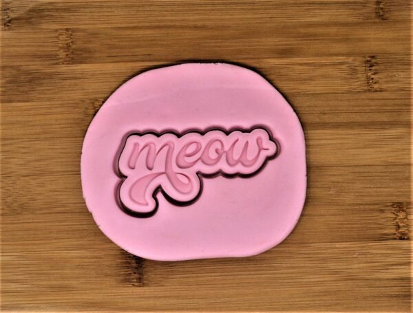 Meow Cookie Cutter + Stamp - Image 4