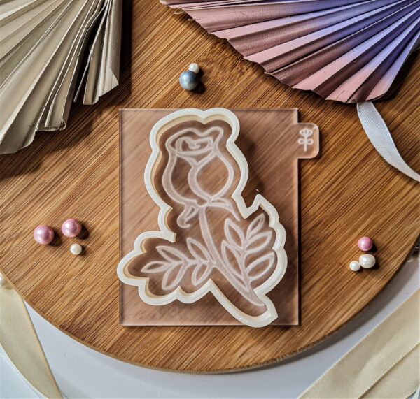 Rose Cookie Cutter + Embosser - Image 2