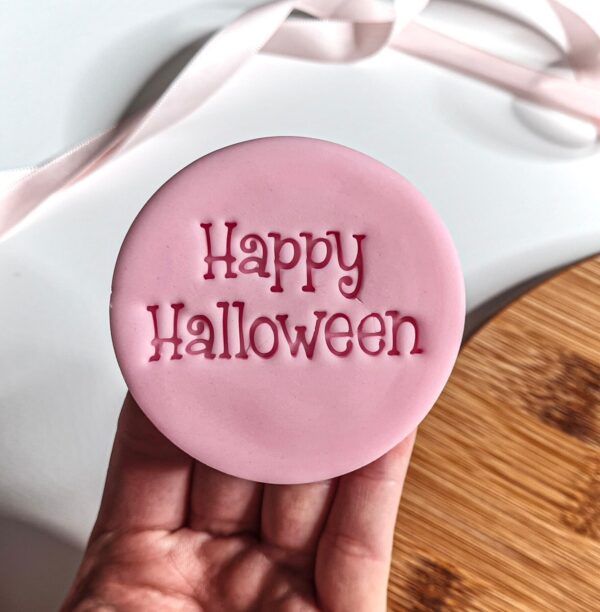 Happy Halloween Cookie Stamp