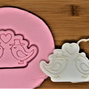 Lovebirds Cookie Cutter + Stamp